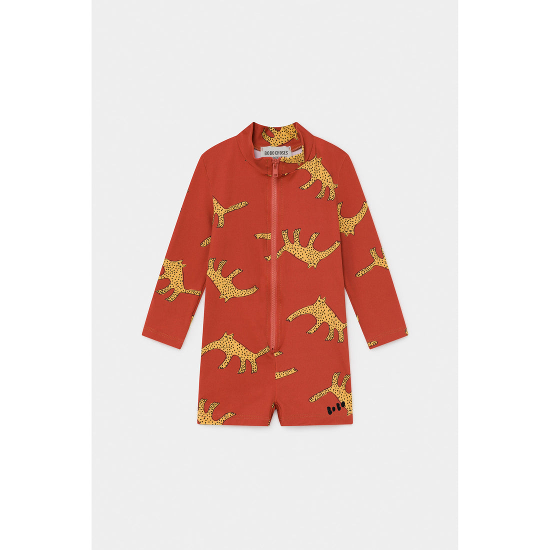 Bobo Choses Leopard Print Swim Playsuit