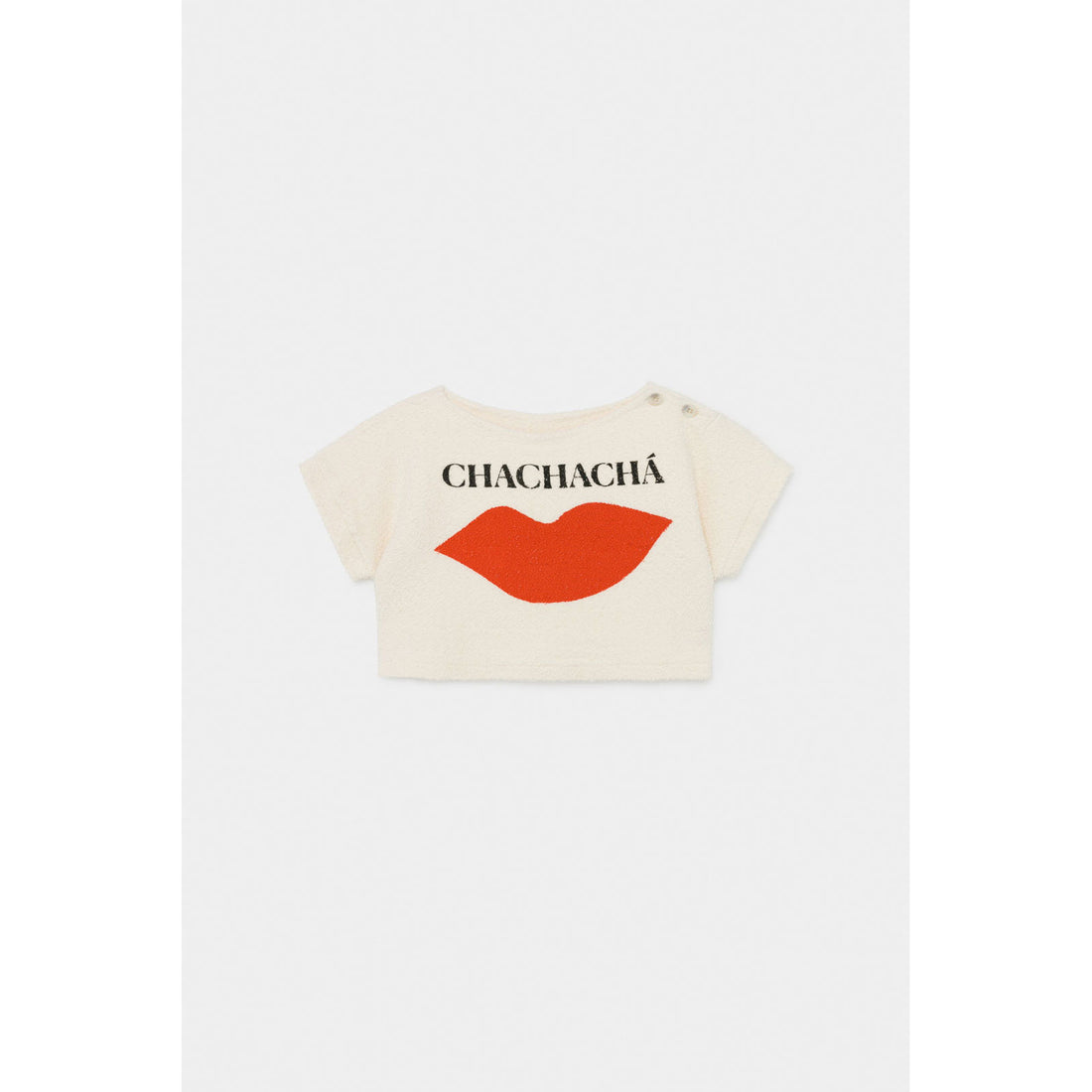 Bobo Choses Chachacha Kiss Cropped Sweatshirt