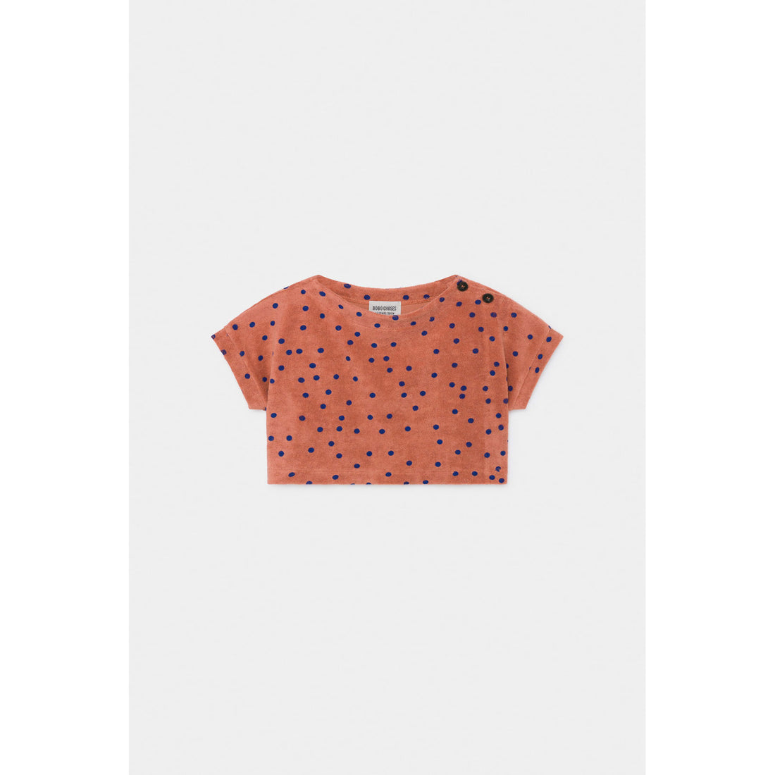 Bobo Choses Spots Terry Towel Cropped Sweatshirt