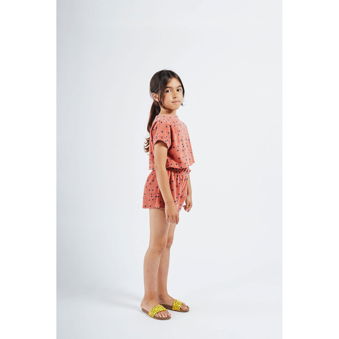 Bobo Choses Spots Terry Towel Cropped Sweatshirt