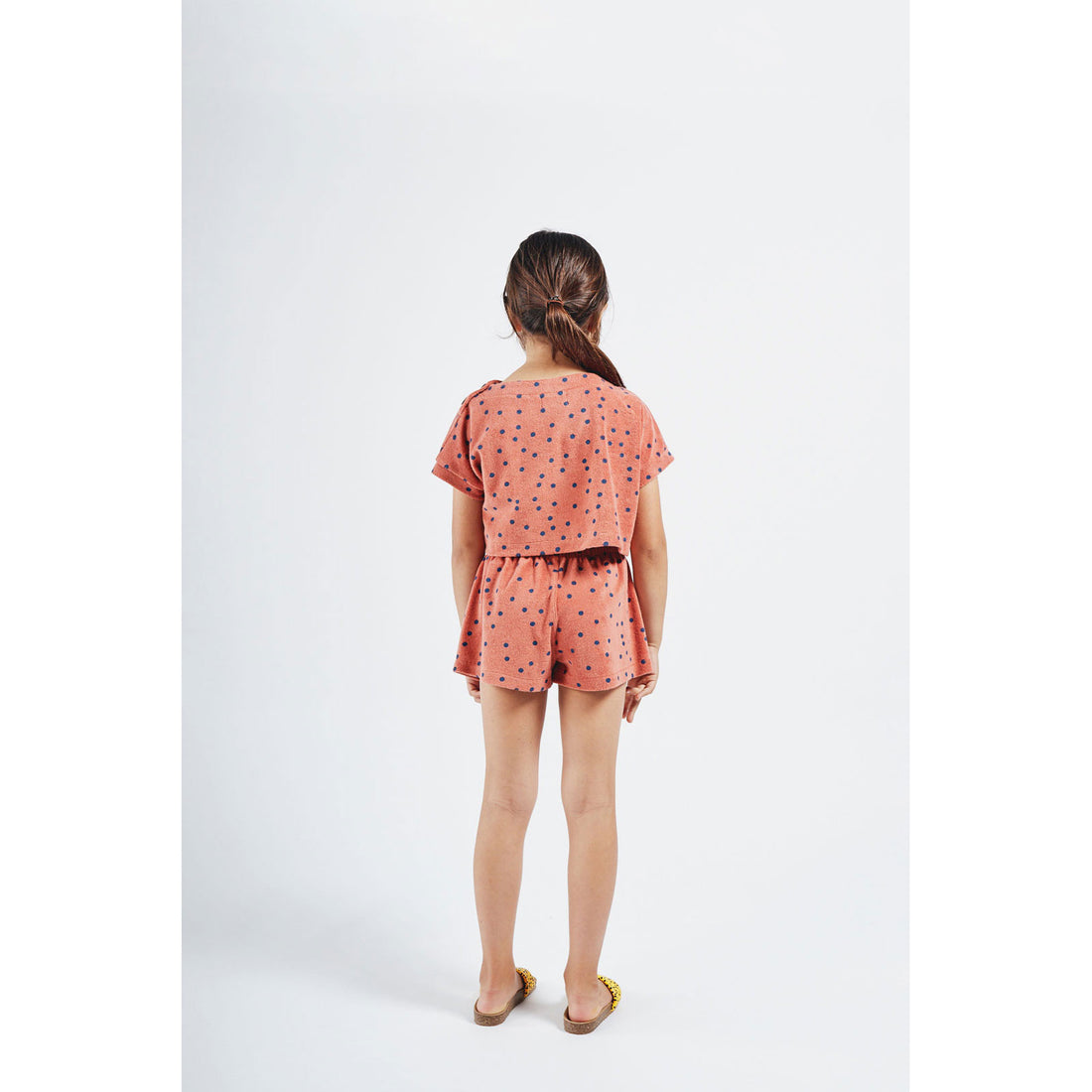 Bobo Choses Spots Terry Towel Cropped Sweatshirt