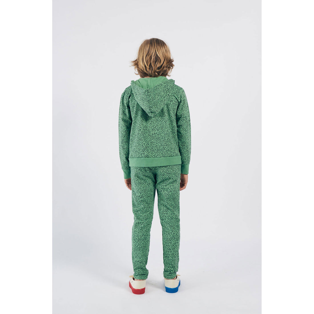 Bobo Choses All over Leopard Zipped Hoodie
