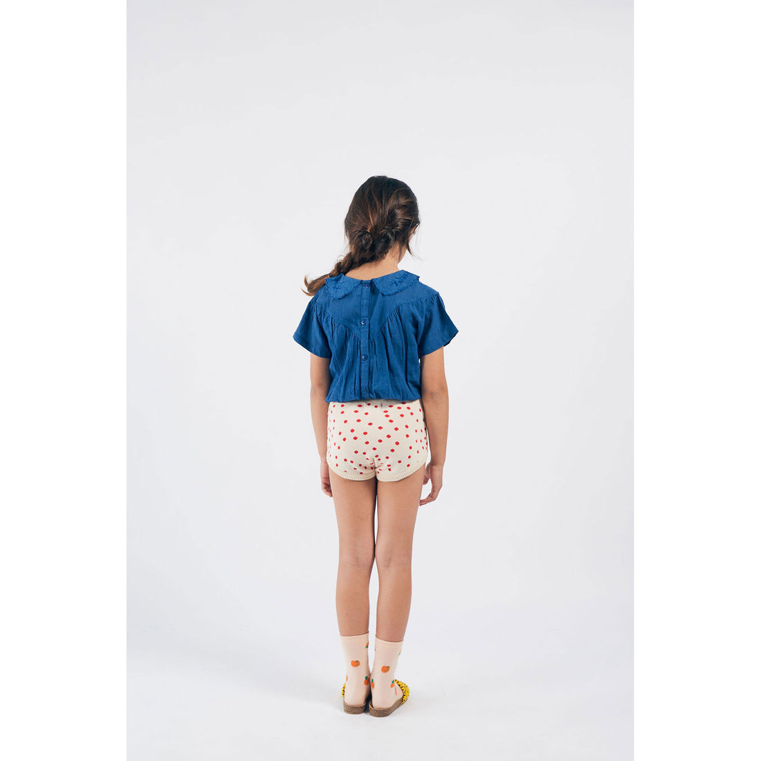Bobo Choses Embroidery Short Sleeve Blouse