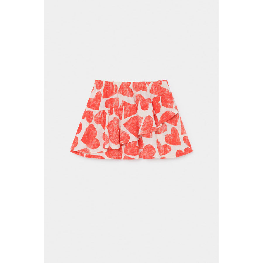 Bobo Choses All Over Hearts Ruffles Skirt
