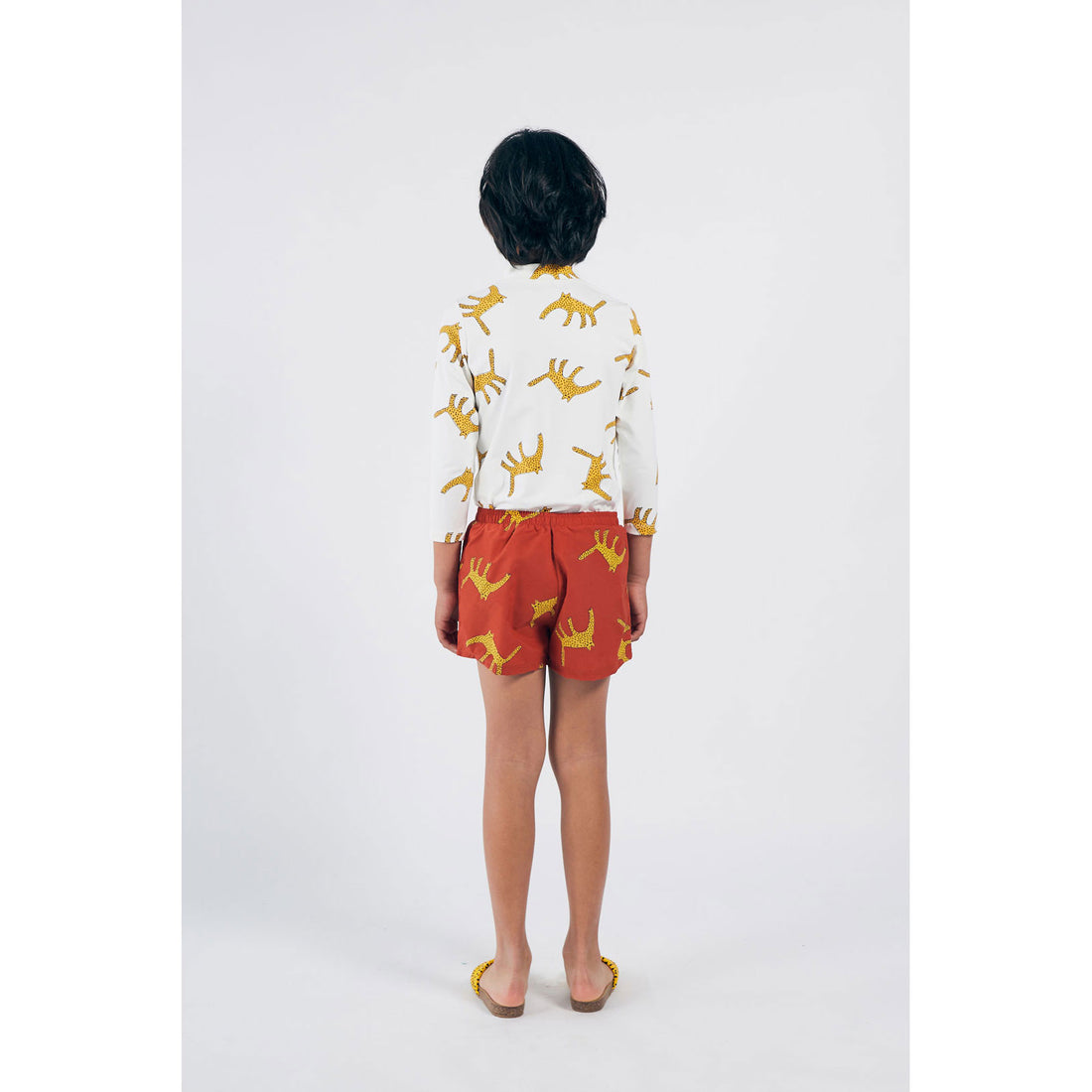 Bobo Choses All over Leopards Swim Top
