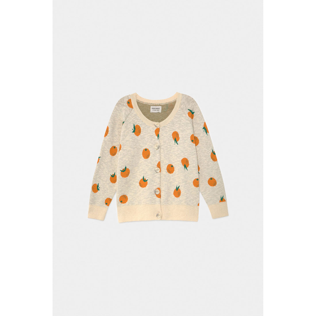 Bobo Choses Oranges Knitted Cardigan
