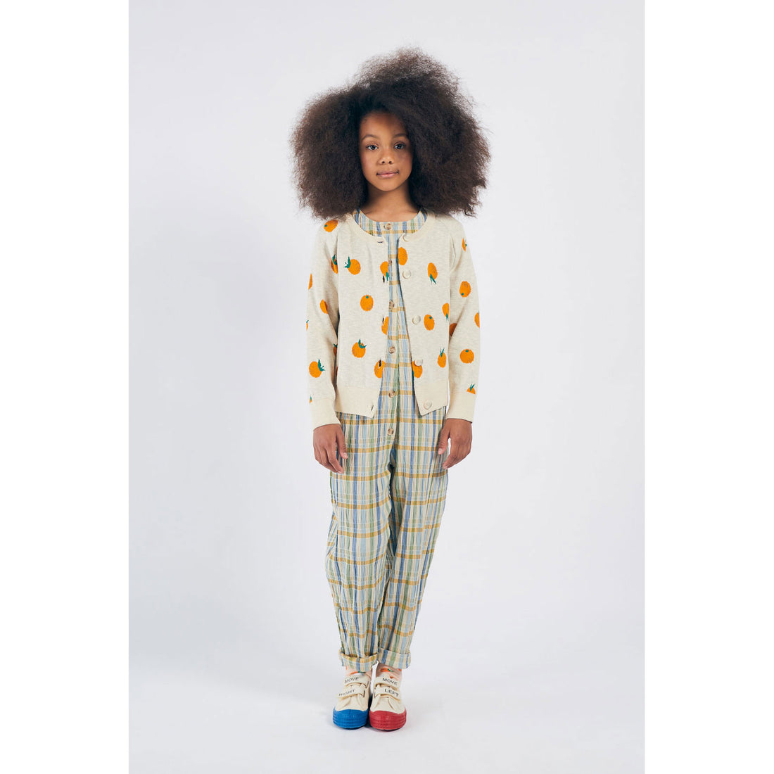 Bobo Choses Oranges Knitted Cardigan
