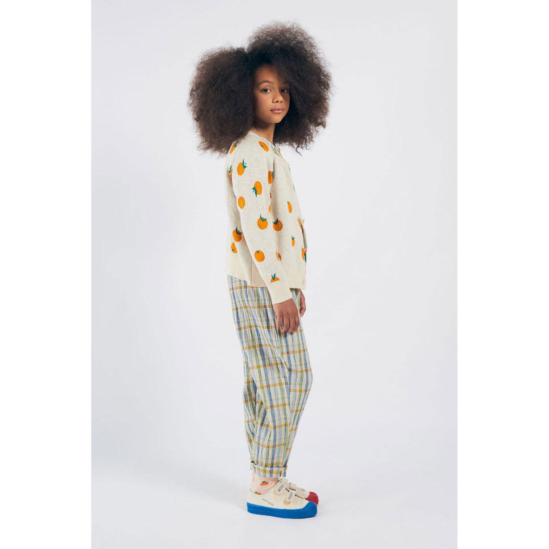 Bobo Choses Oranges Knitted Cardigan