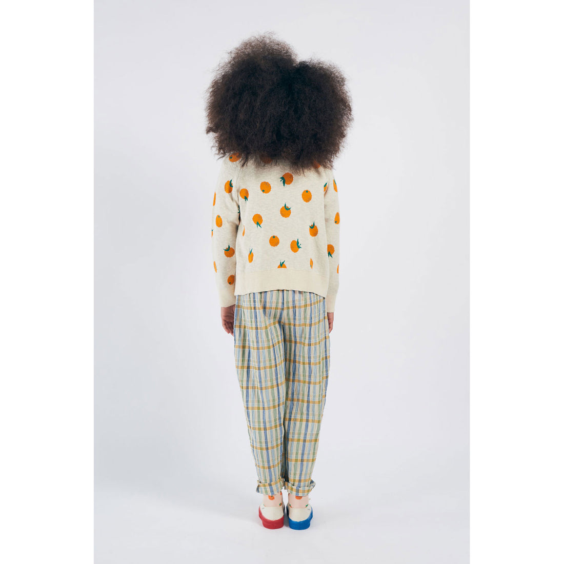 Bobo Choses Oranges Knitted Cardigan