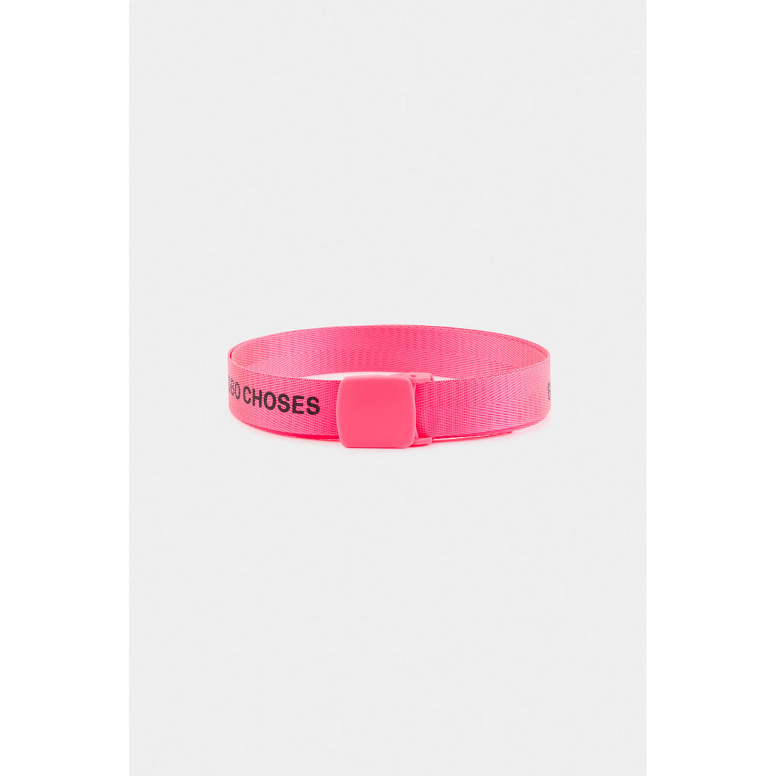 Bobo Choses Fluo Pink Logo Belt