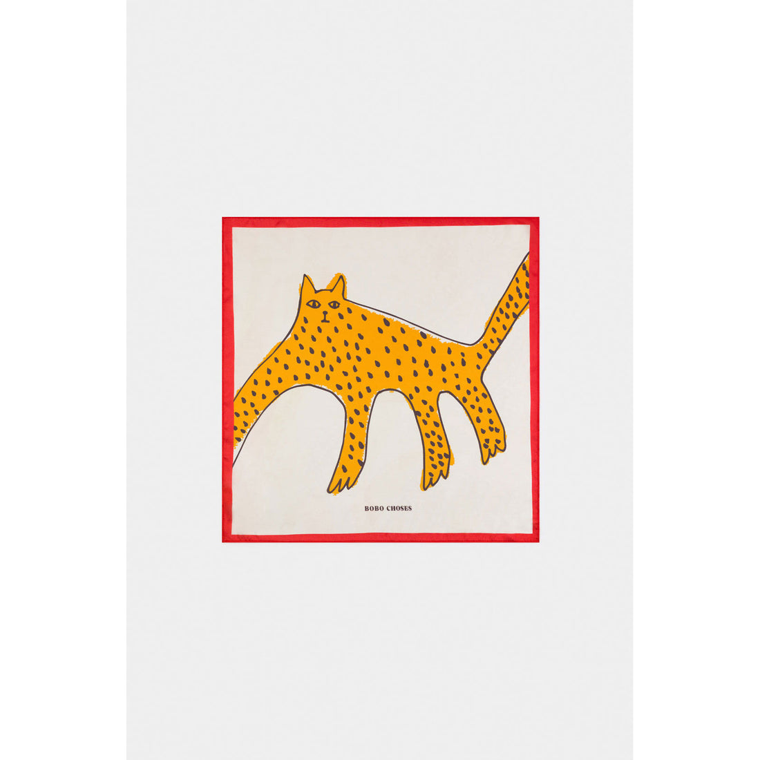 Bobo Choses Leopard Square Scarf