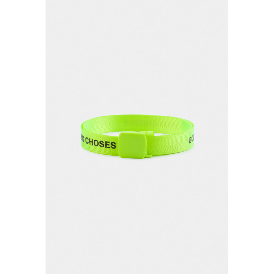 Bobo Choses Fluo Lime Logo Belt