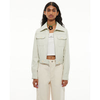 Les Coyotes De Paris Foam Faux-Leather Jacket