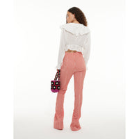 Les Coyotes De Paris Off White Romantic Embroidered Blouse