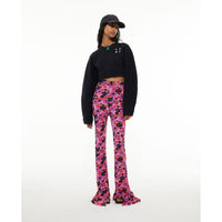 Les Coyotes De Paris Black Cropped Logo Sweatshirt