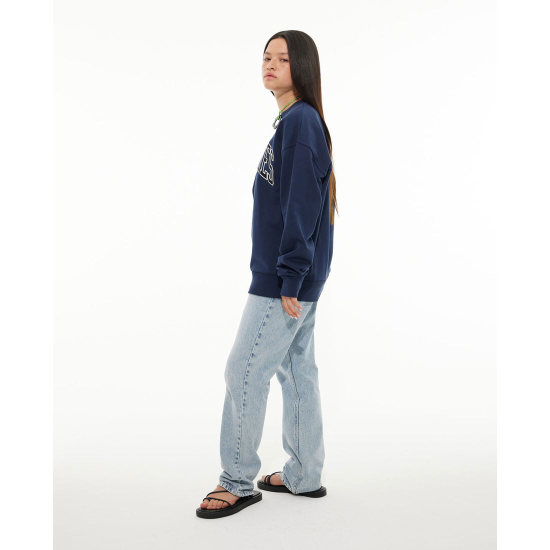 Les Coyotes De Paris Navy Large Logo Sweatshirt