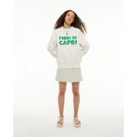Les Coyotes De Paris Off White Fiori Sweatshirts
