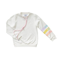 Hey kid Ride the Waves Sweatshirt- lavender
