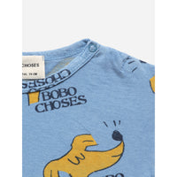 Bobo Choses Sniffy Dog All Over Short Sleeve T-Shirt