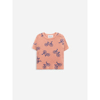 Bobo Choses Bicycle All Over Short Sleeve Baby T-Shirt