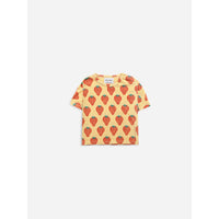 Bobo Choses Strawberry All Over Short Sleeve Tshirt