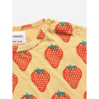 Bobo Choses Strawberry All Over Short Sleeve Tshirt