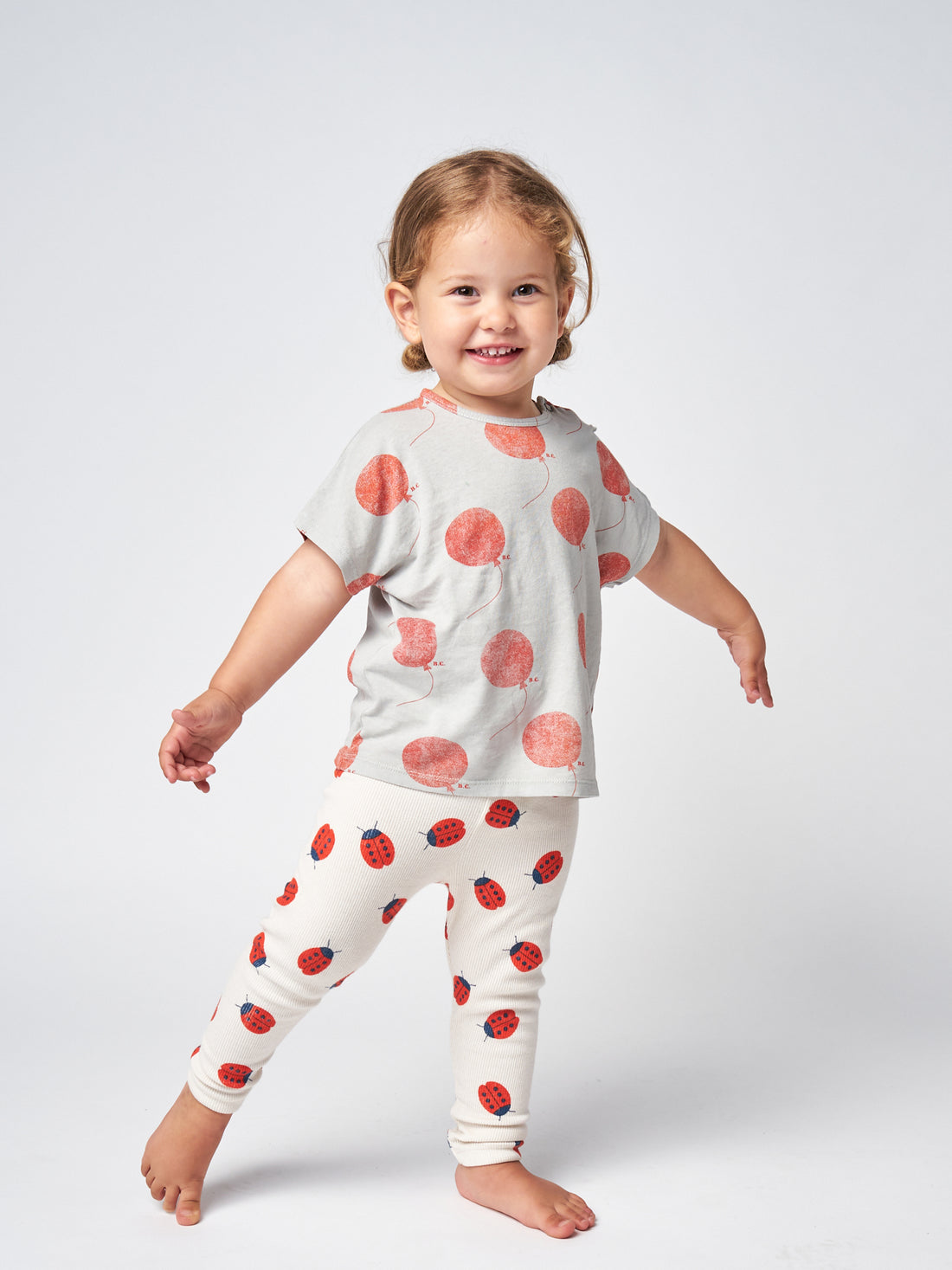 Bobo Choses Balloons All Over Short Sleeve T-Shirt