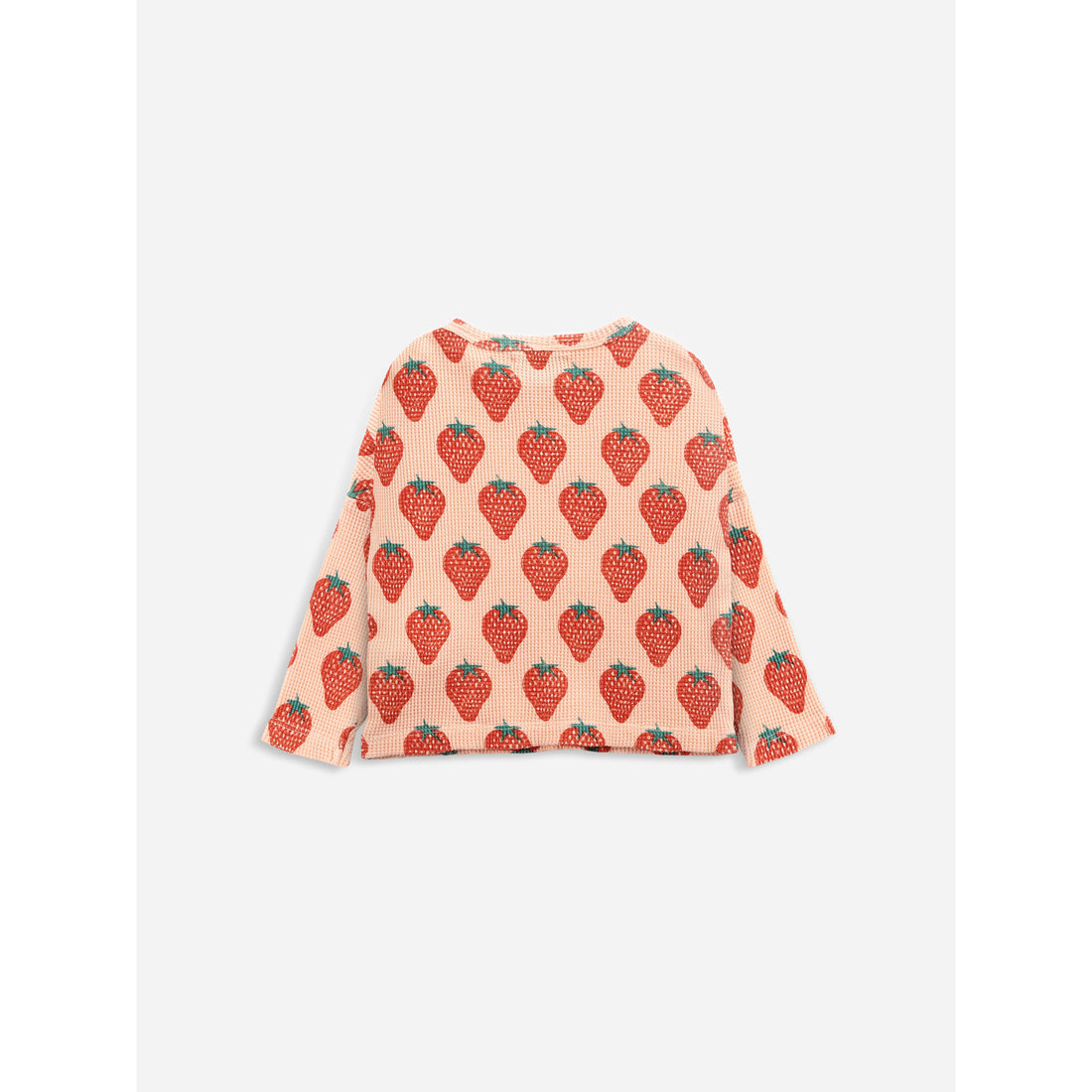 Bobo Choses Strawberry All Over Long Sleeve Overall