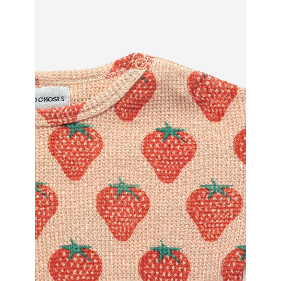 Bobo Choses Strawberry All Over Long Sleeve T-Shirt