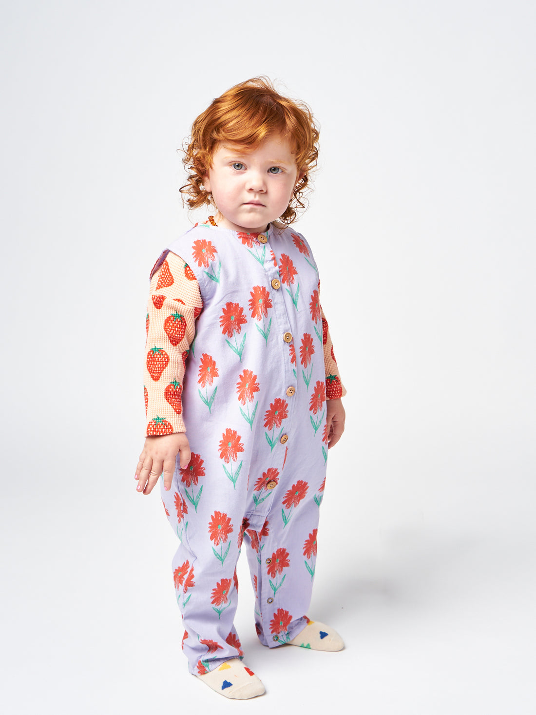 Bobo Choses Petunia All Over Woven Overall