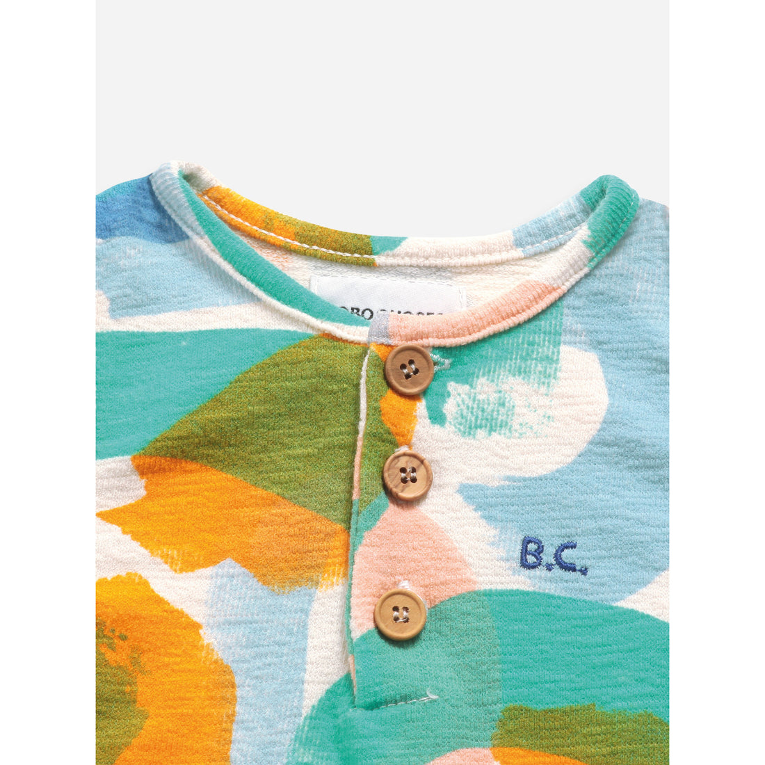 Bobo Choses Brushstroke All Over Sleeveless Playsuit