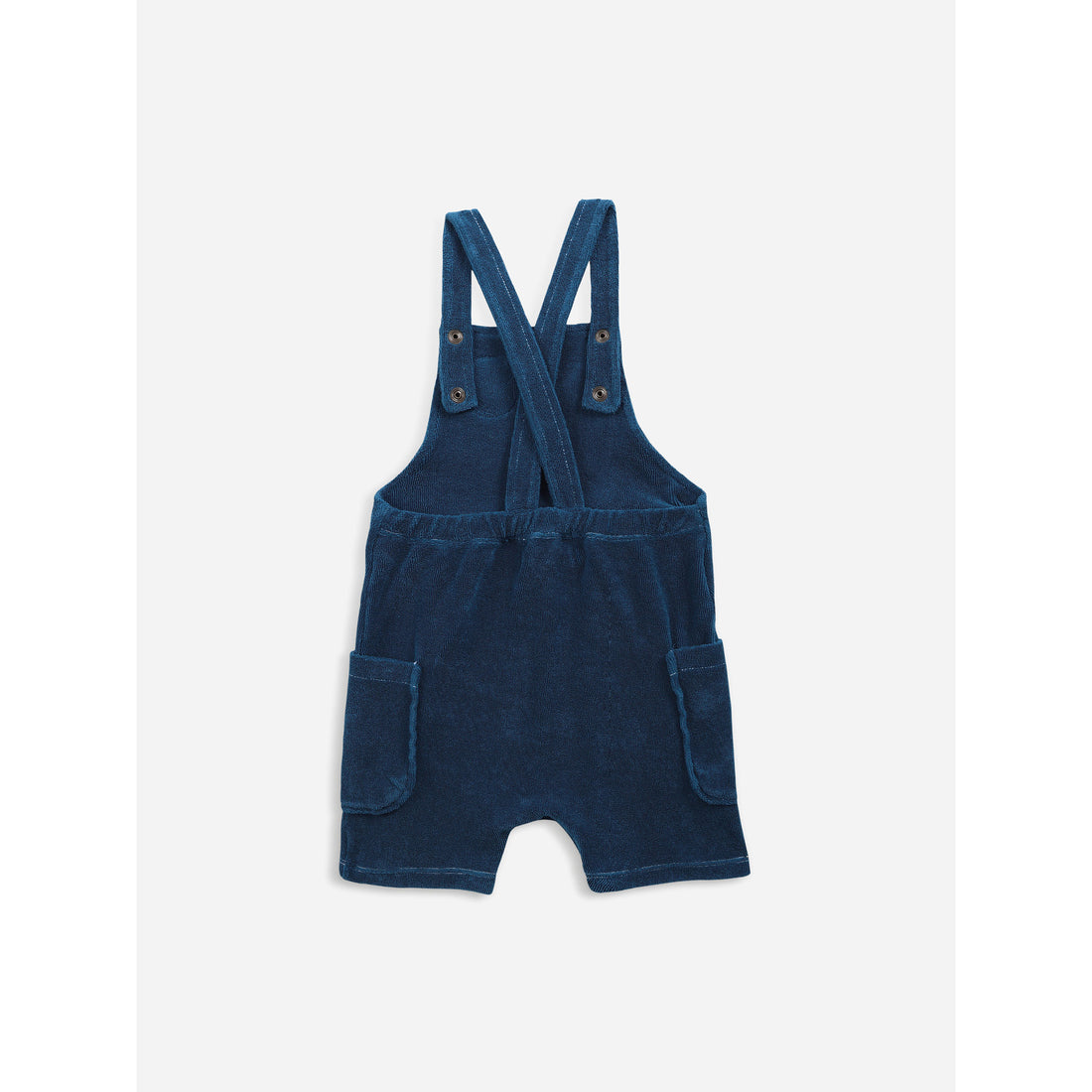 Bobo Choses Sniffy Dog Patch Terry Fleece Dungaree
