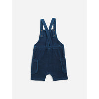 Bobo Choses Sniffy Dog Patch Terry Fleece Dungaree