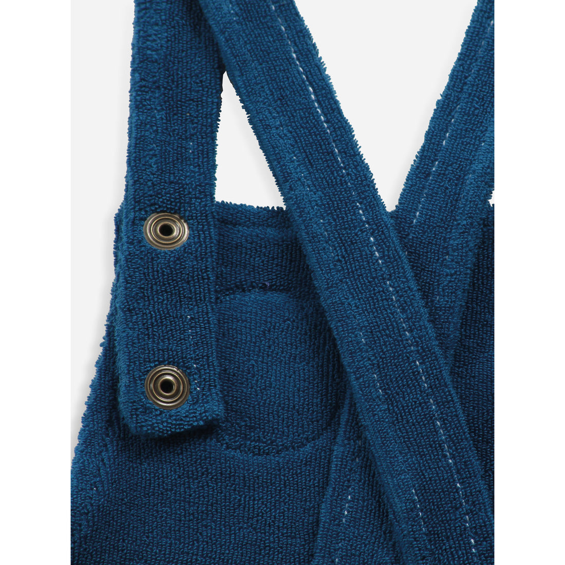 Bobo Choses Sniffy Dog Patch Terry Fleece Dungaree