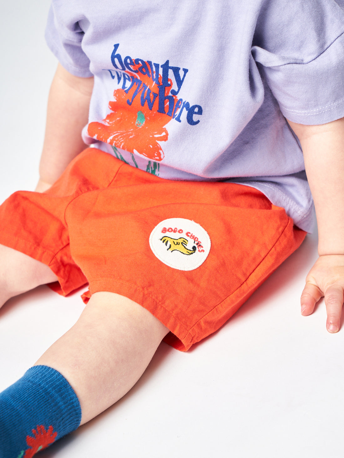 Bobo Choses Sniffy Dog Patch Woven Shorts