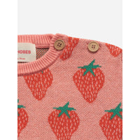 Bobo Choses Strawberry Jacquard Jumper