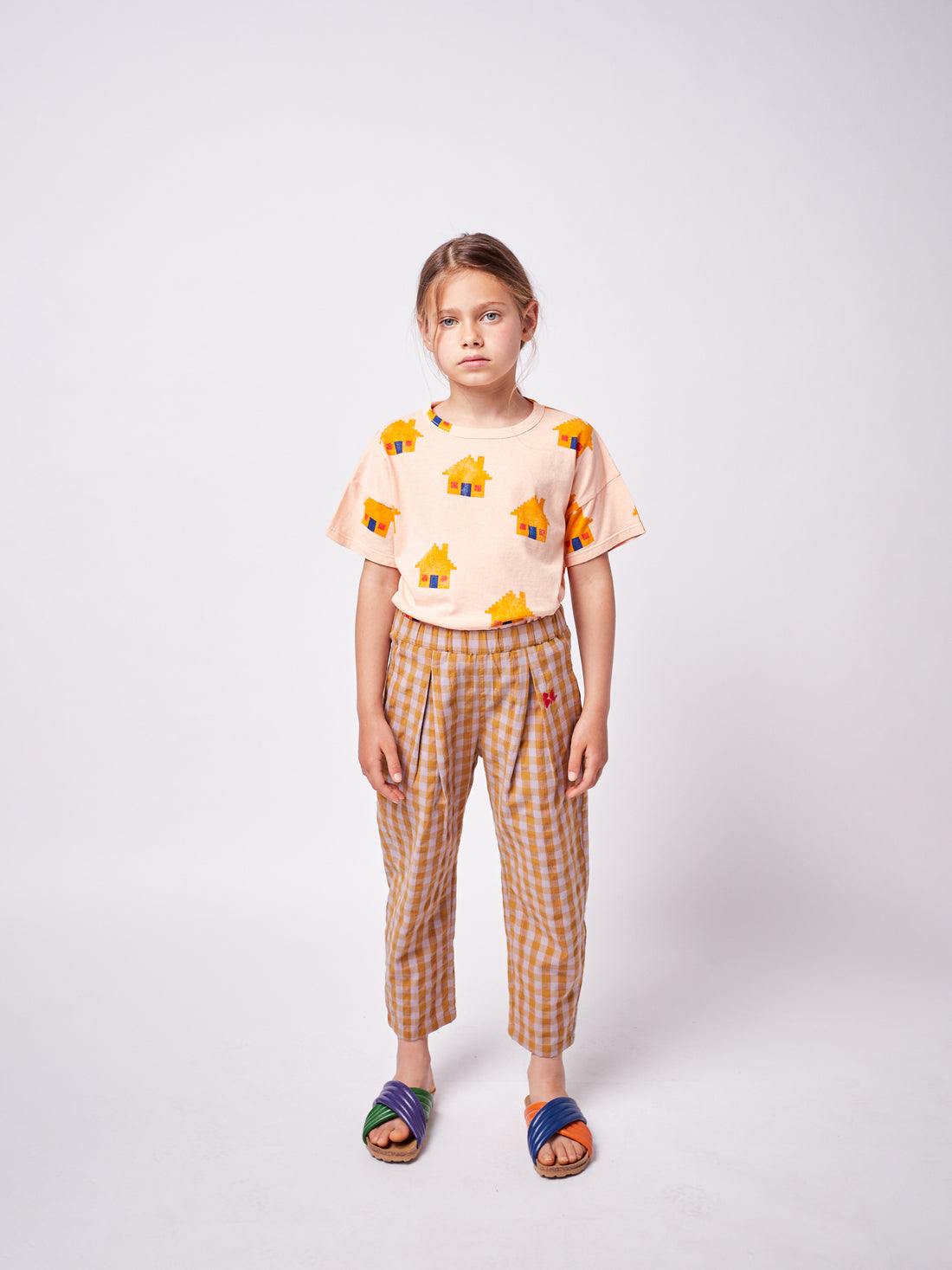 Bobo Choses Brick House All Over Short Sleeve T-Shirt