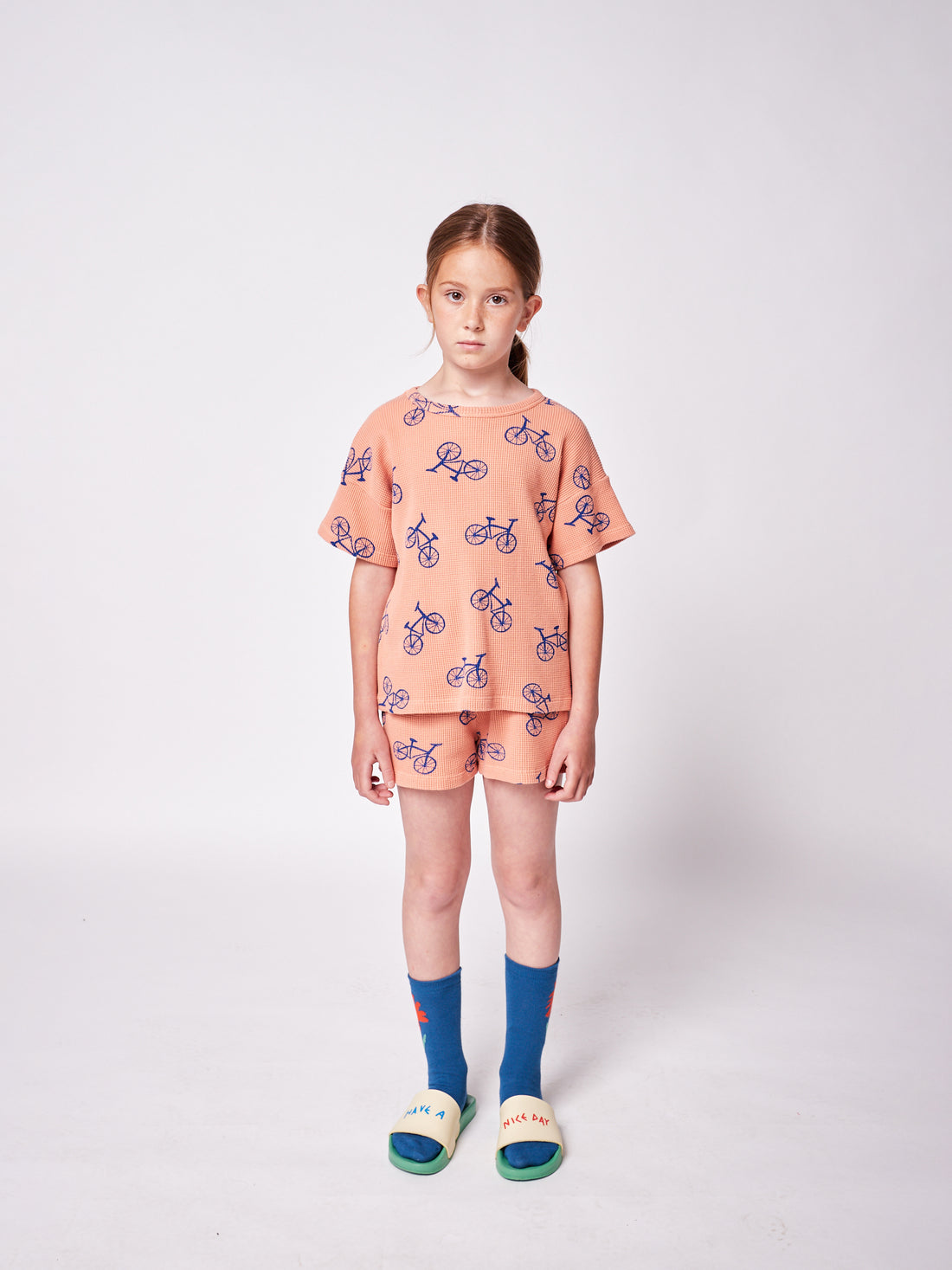 Bobo Choses Bicycle All Over Short Sleeve T-Shirt