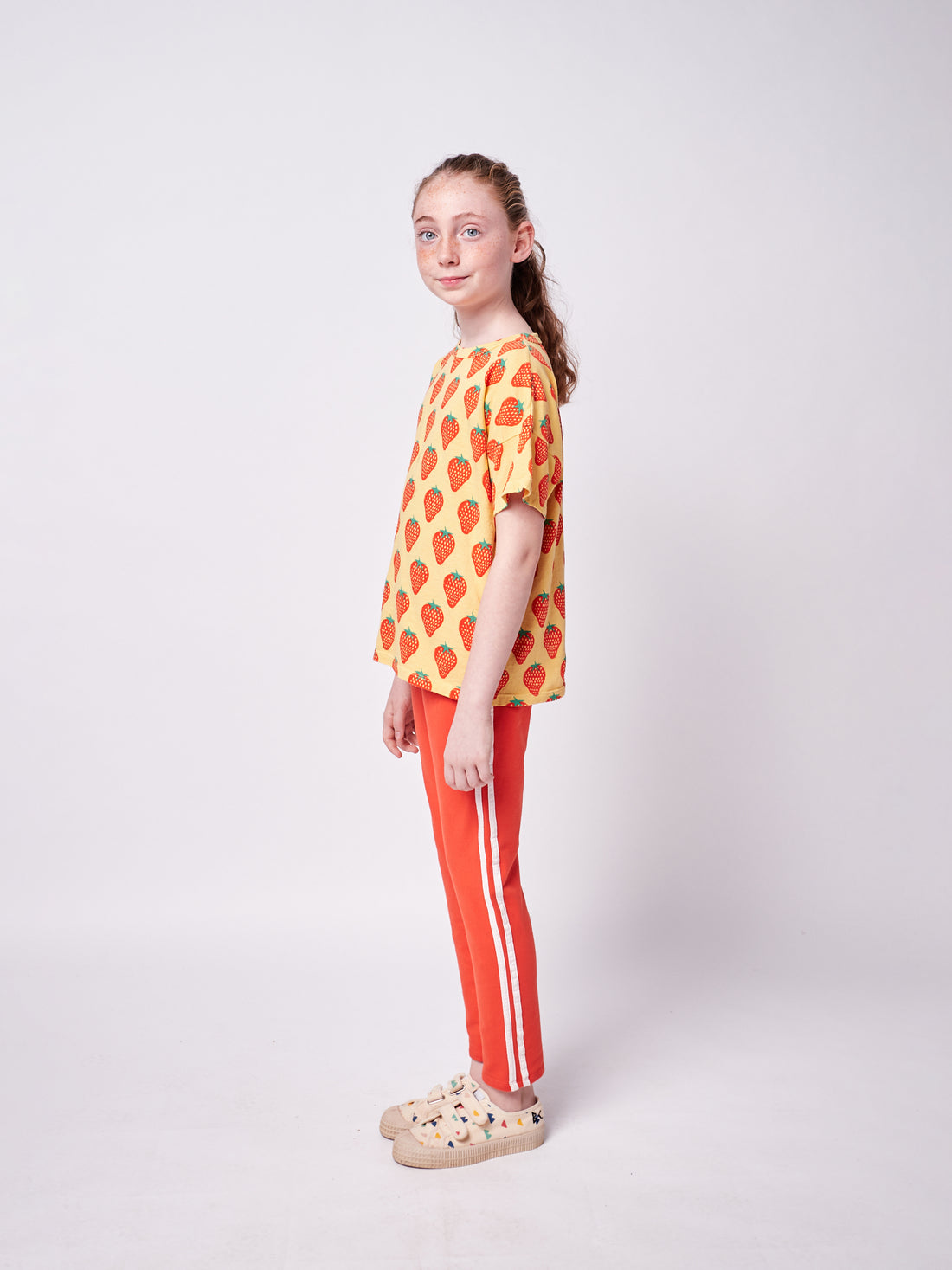 Bobo Choses Strawberry All Over Short Sleeve T-Shirt