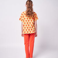 Bobo Choses Strawberry All Over Short Sleeve T-Shirt