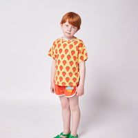 Bobo Choses Strawberry All Over Short Sleeve T-Shirt
