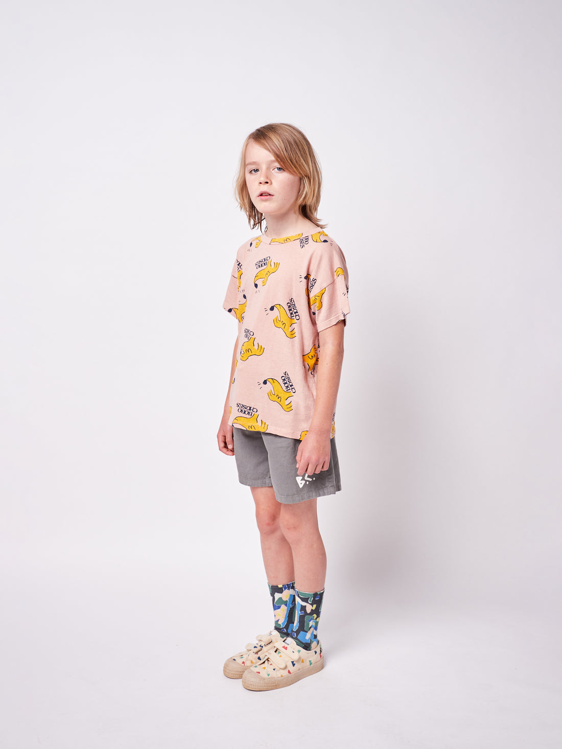 Bobo Choses Sniffy Dog All Over Short Sleeve T-Shirt