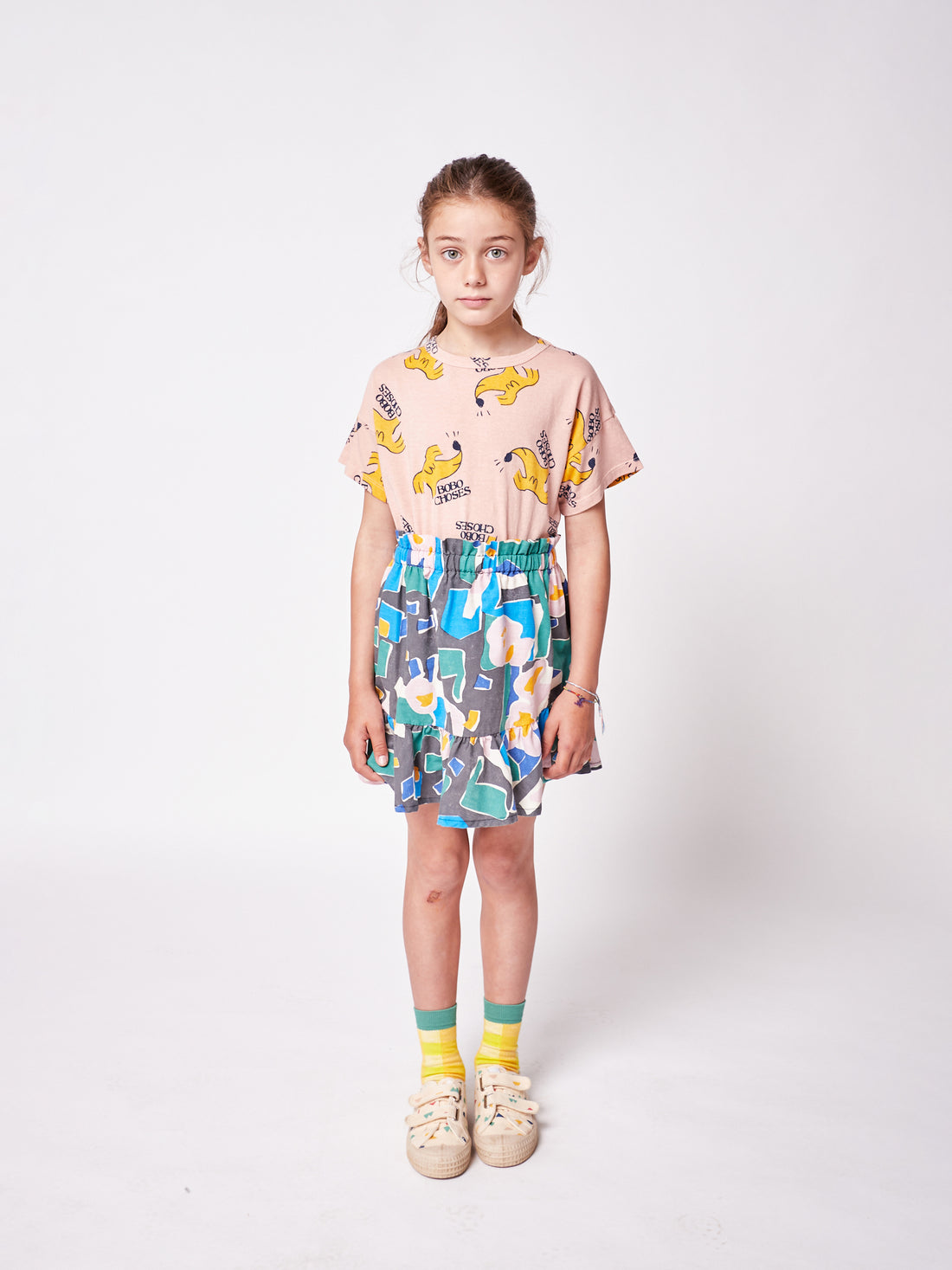 Bobo Choses Sniffy Dog All Over Short Sleeve T-Shirt