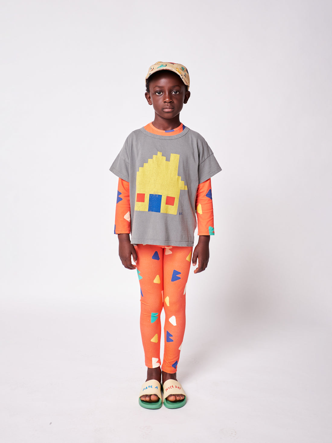 Bobo Choses Brick House Short Sleeve T-Shirt