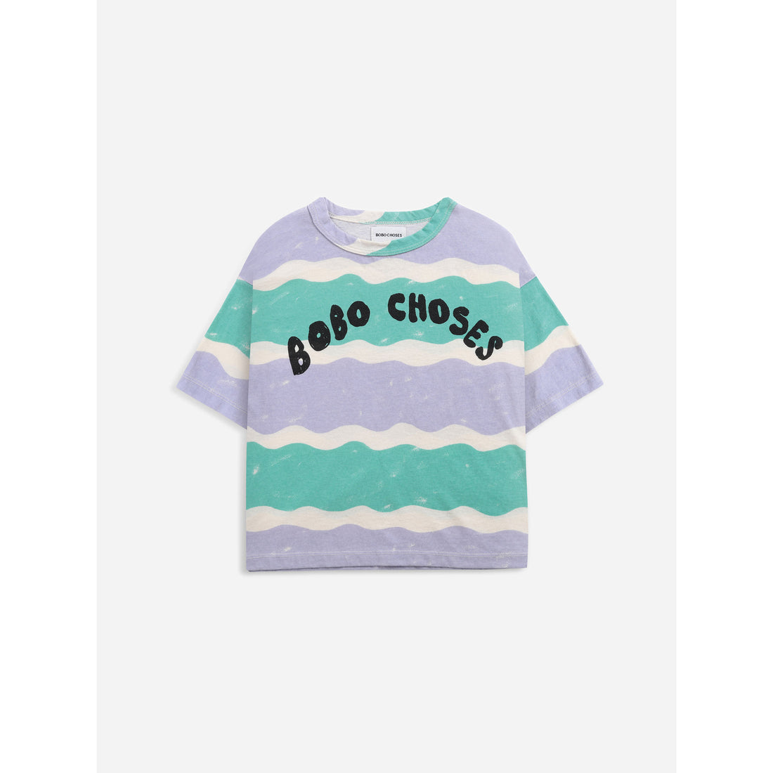 Bobo Choses Waves All Over Short Sleeve T-Shirt