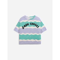 Bobo Choses Waves All Over Short Sleeve T-Shirt