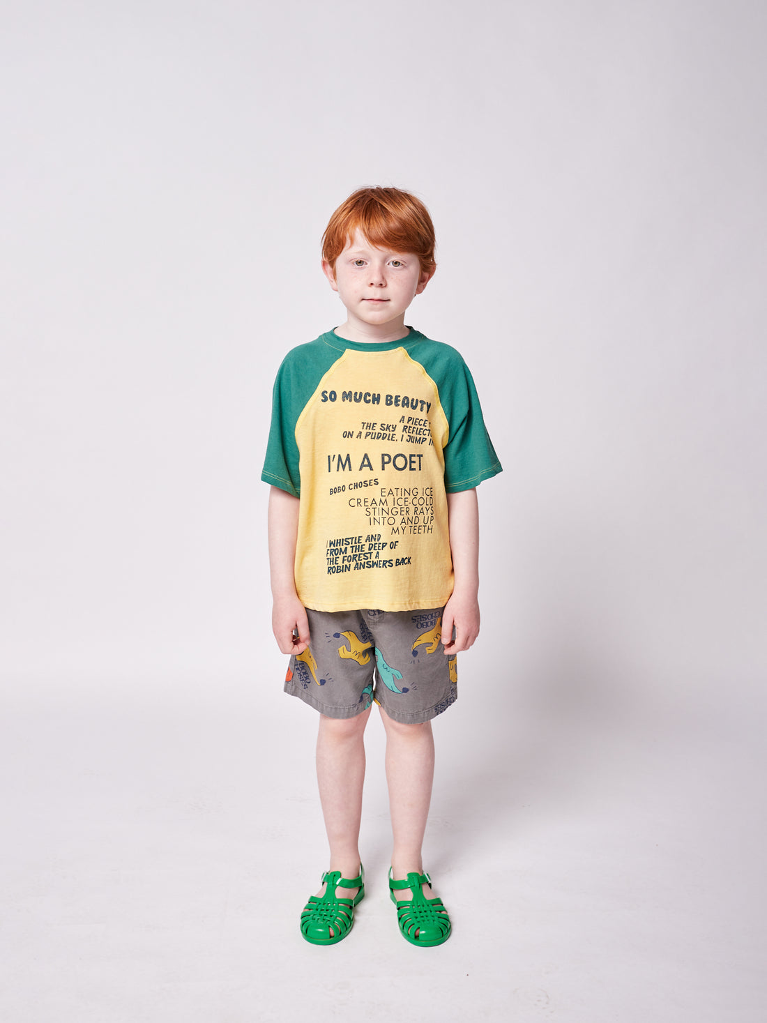 Bobo Choses Poetry Bobo 3/4 Sleeve T-Shirt