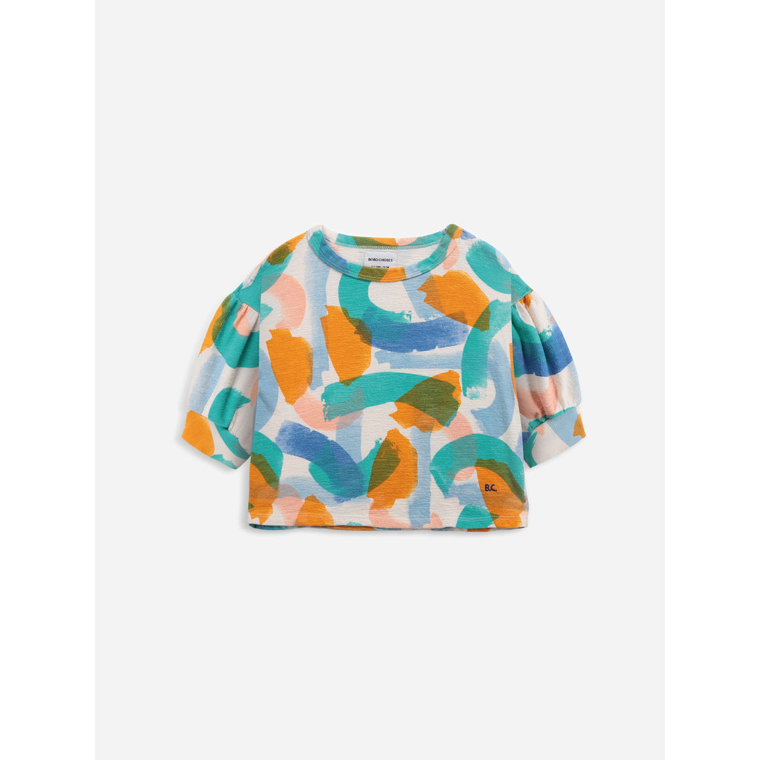 Bobo Choses Brushstrokes All Over Short Sleeve T-Shirt