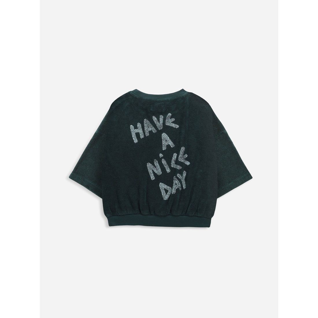 Bobo Choses Have A Nice Day Short Sleeve Terry Sweatshirt