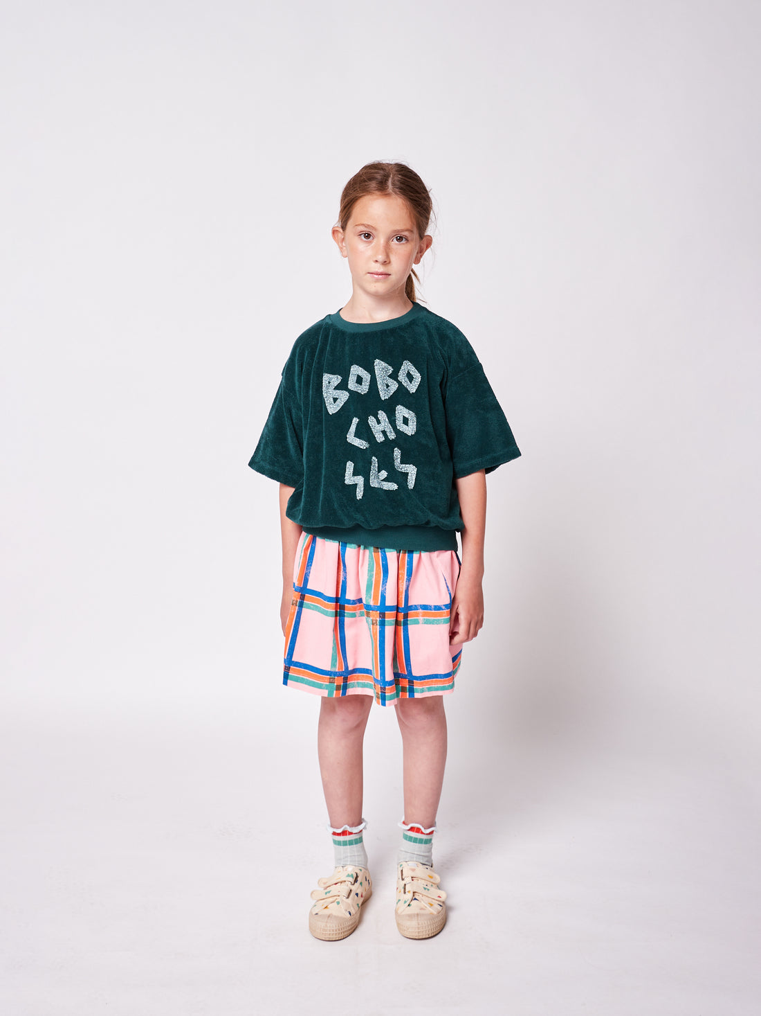 Bobo Choses Have A Nice Day Short Sleeve Terry Sweatshirt